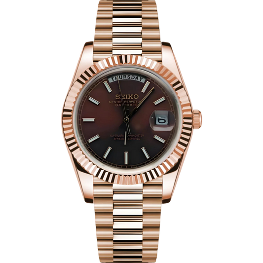Day-Date Mod - Rose Gold Chocolate