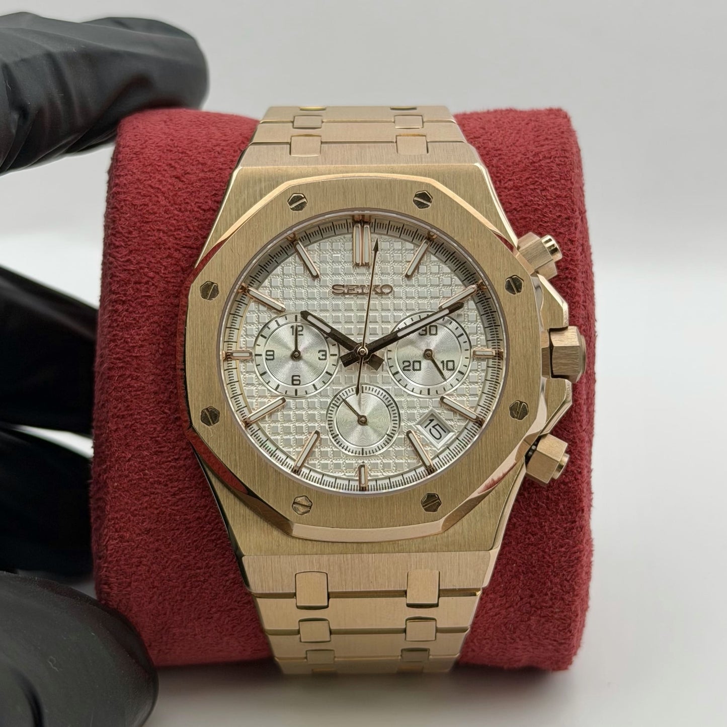 Royal Oak Chrono Mod - Rose Gold White