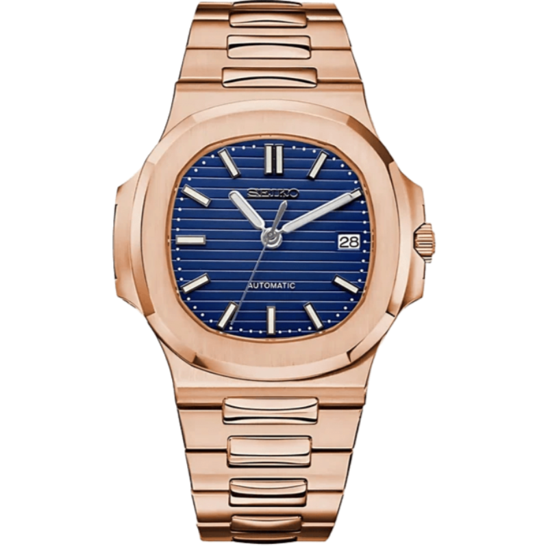 Nautilus Mod - Rose Gold Navy Blue
